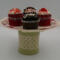 This serving stand is perfect for cupcakes as an example. Sorry, they don't come with the stand.